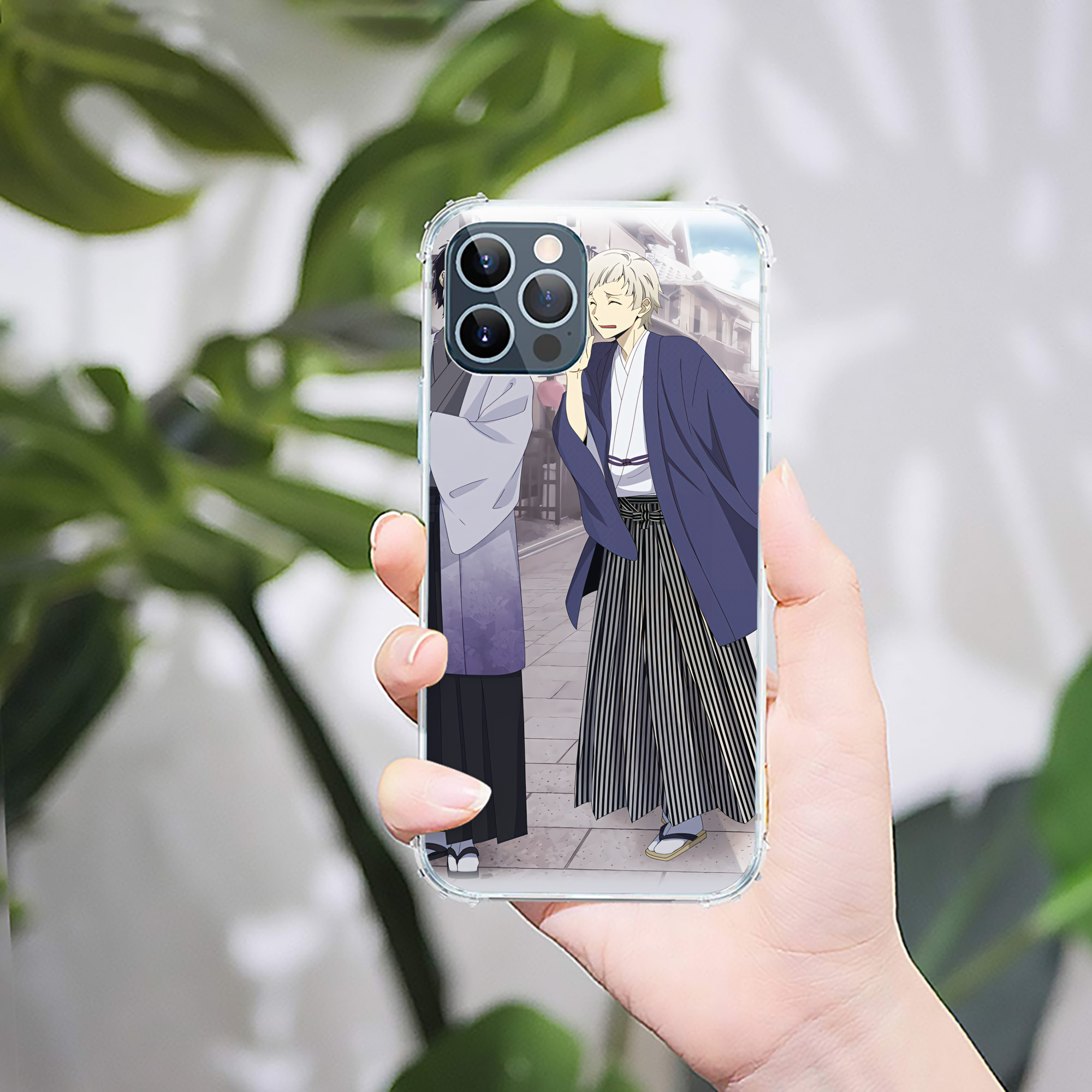 （画像用） 文豪ストレイドッグス Bungo Stray Dogs 【iPhone 12シリーズ対応】透明スマホケース（クリアソフトケース）